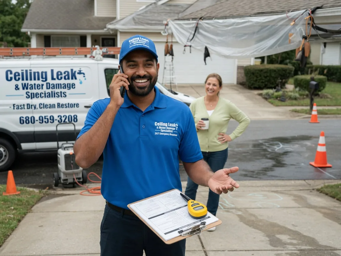 Ceiling Leak Cleanup Willington, CT FAQs